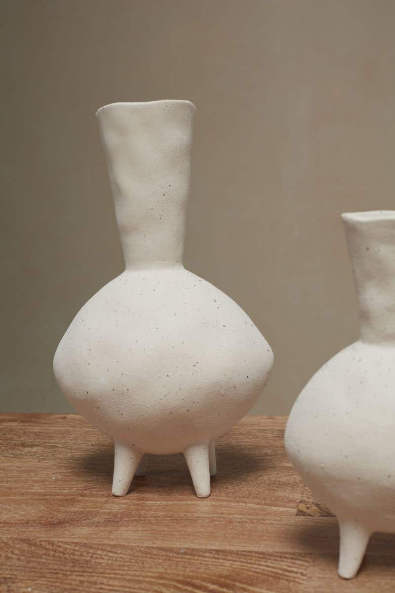 Organic Footed Vase