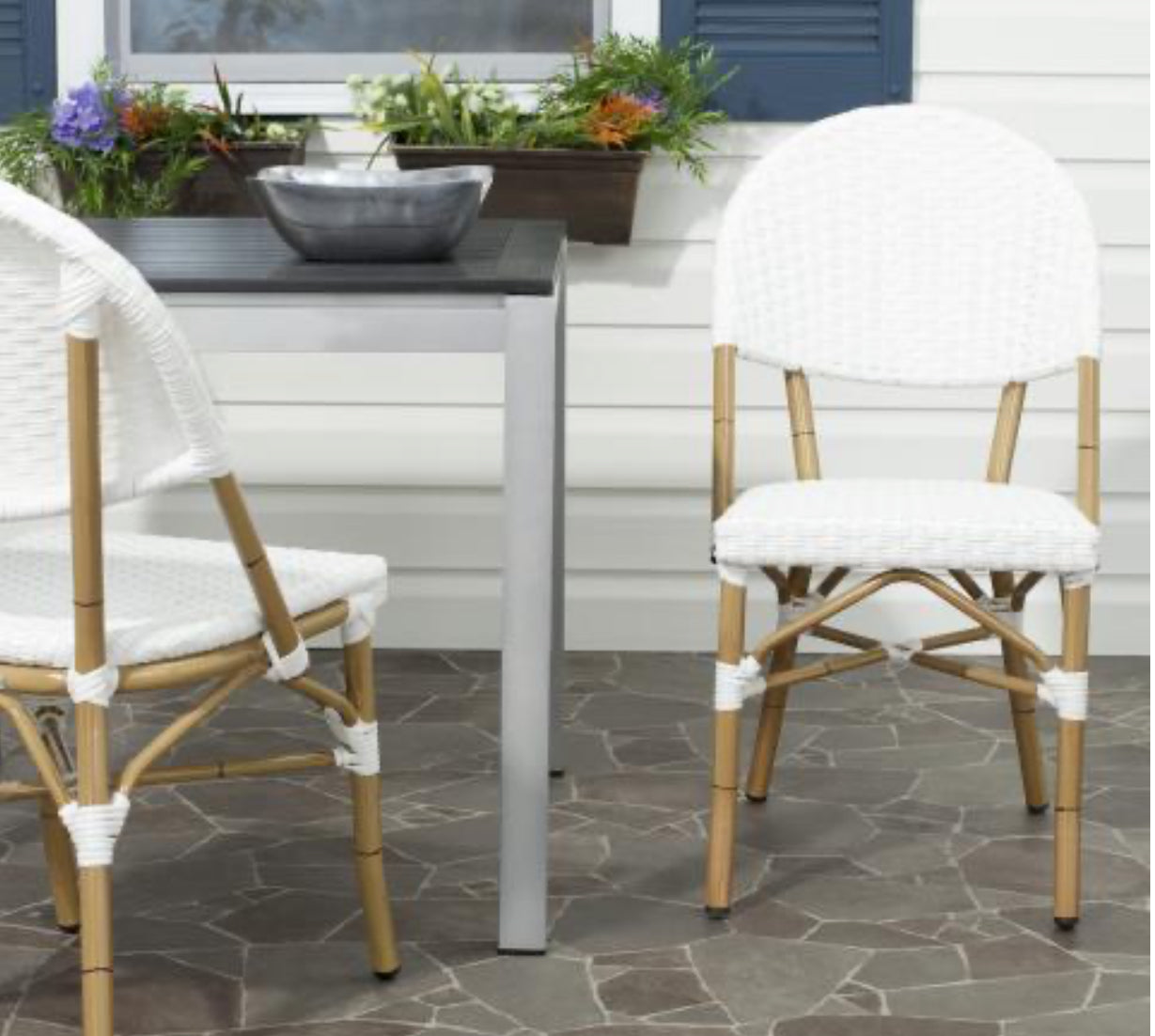 Beachside Bistro Dining Chair - Set of 2 White