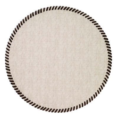 Whipstitch Easy Care Placemat - Beige