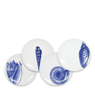 Shells Canapé Plates- Set of 4 Boxed