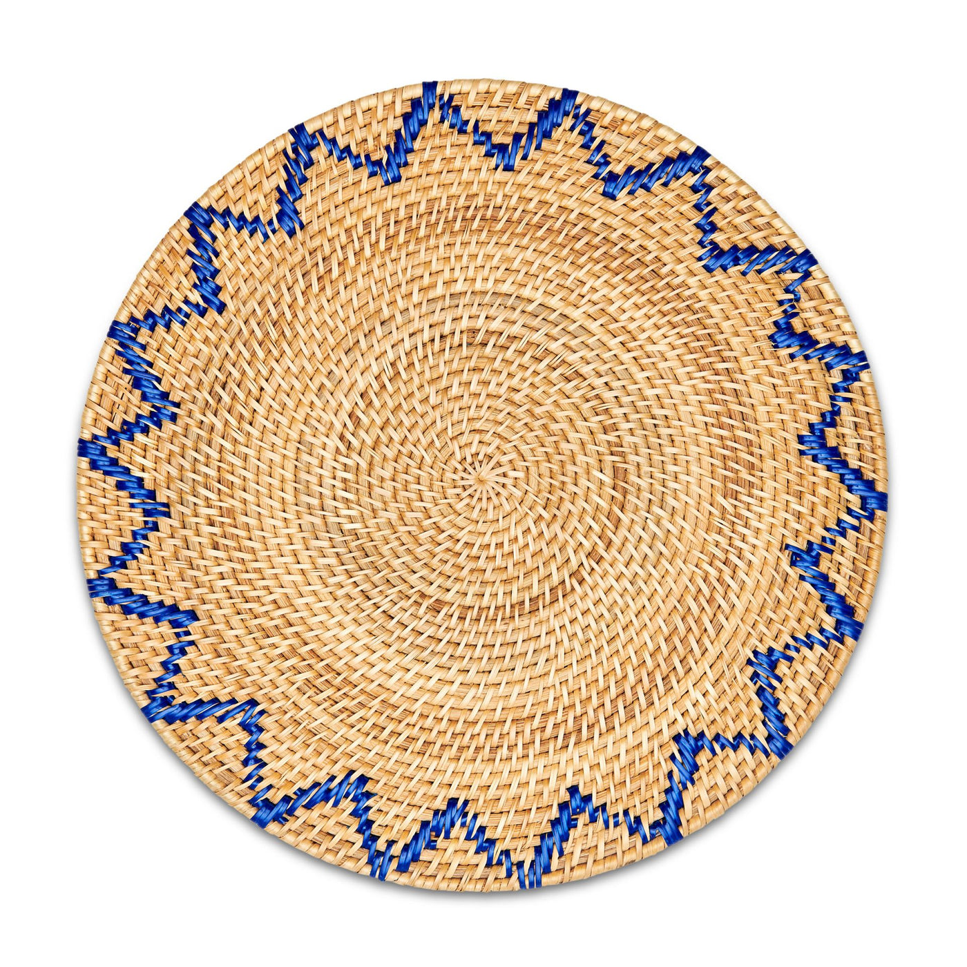Zig Zag Rattan Placemat