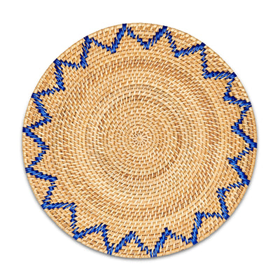 Zig Zag Rattan Placemat