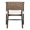 Juxtaposition Accent Chair - Matte Brown Oak
