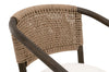 Juxtaposition Accent Chair - Matte Brown Oak