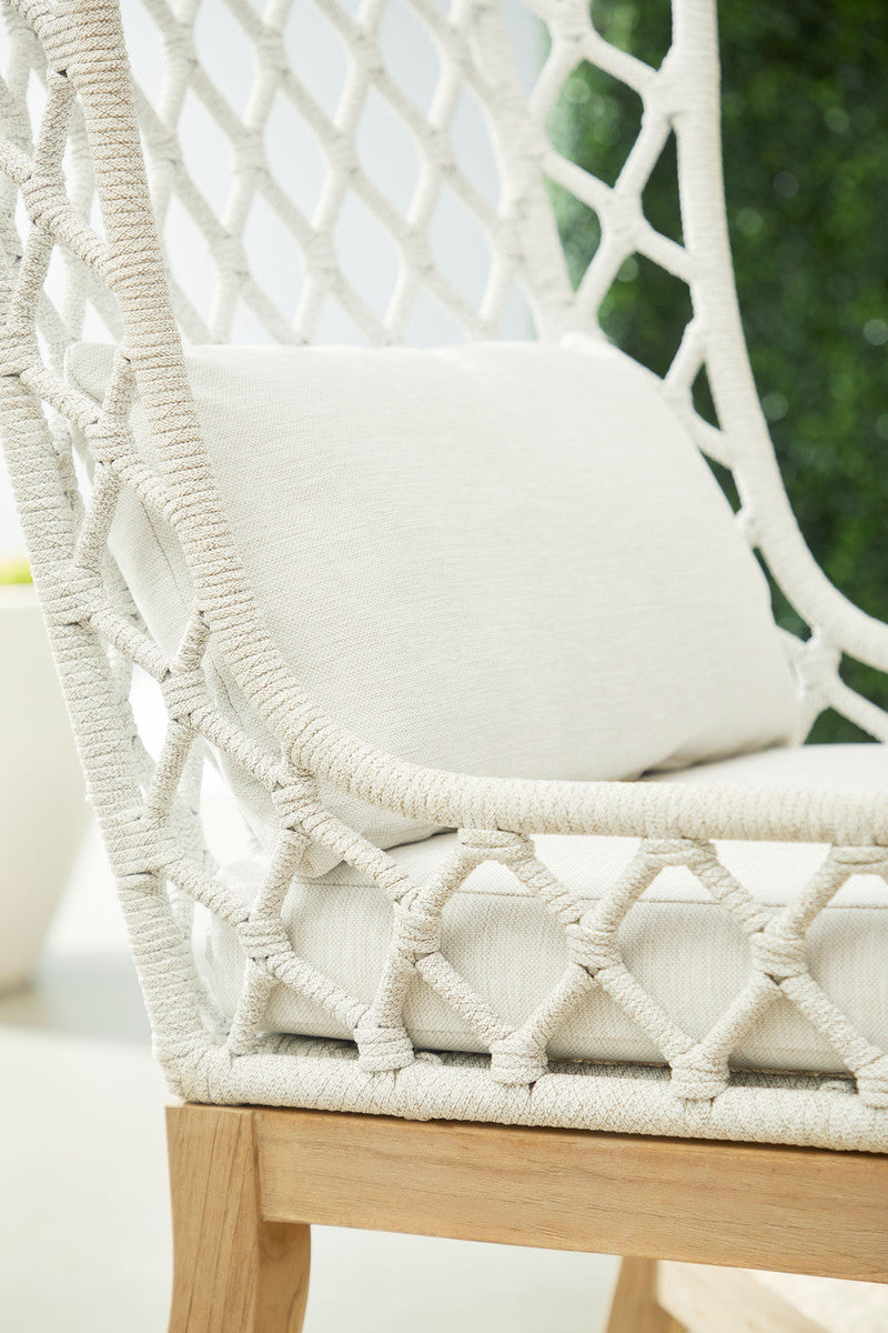 Lattice Outdoor Wing Chair