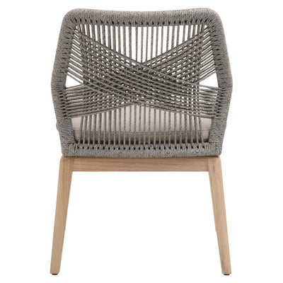 Lilian Outdoor Dining Chair - Set of 2 - Smoke Grey