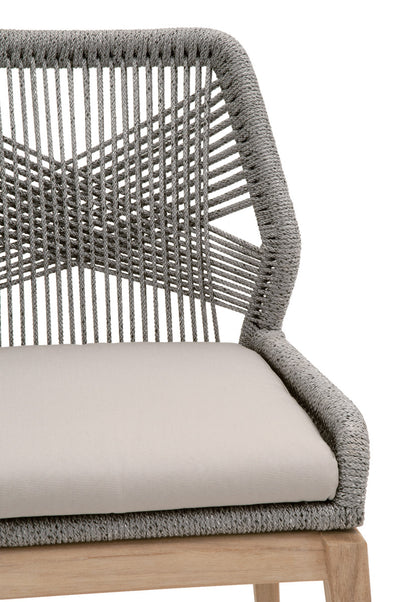 Lilian Outdoor Dining Chair - Set of 2 - Smoke Grey