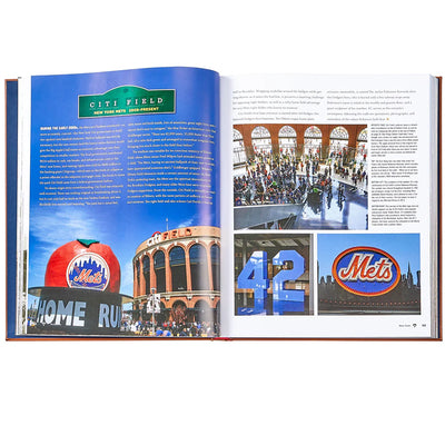Ballparks Past & Present - Leather Bound