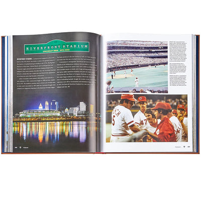Ballparks Past & Present - Leather Bound