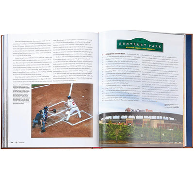 Ballparks Past & Present - Leather Bound
