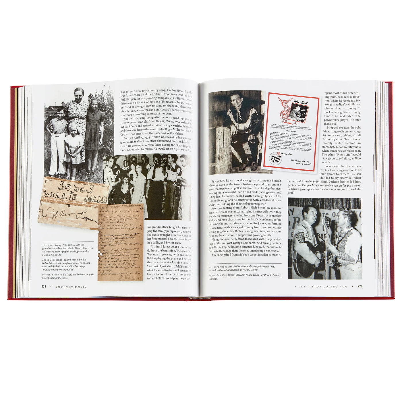 Country Music Coffee Table Book - Leather Bound
