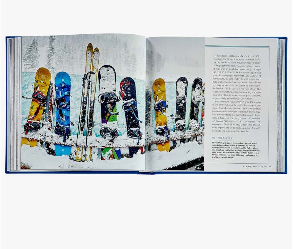 100 Slopes of a Lifetime Coffee Table Book - Leather
