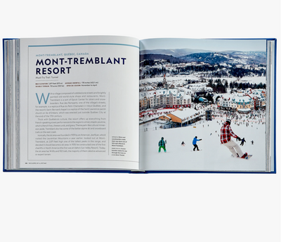 100 Slopes of a Lifetime Coffee Table Book - Leather
