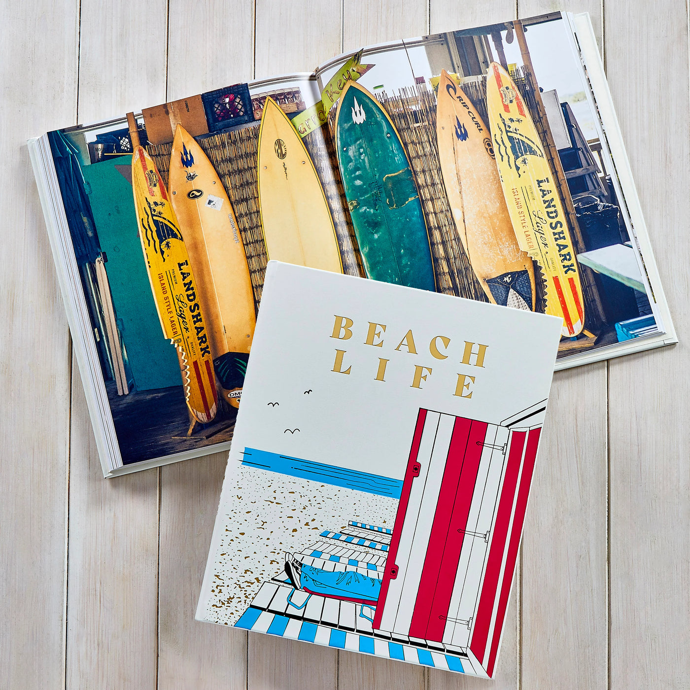 Beach Life Coffee Table Book - Leather Bound