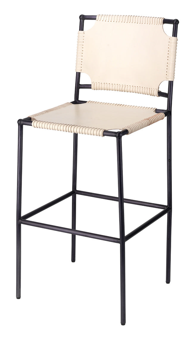 Ashley Leather Bar Stool