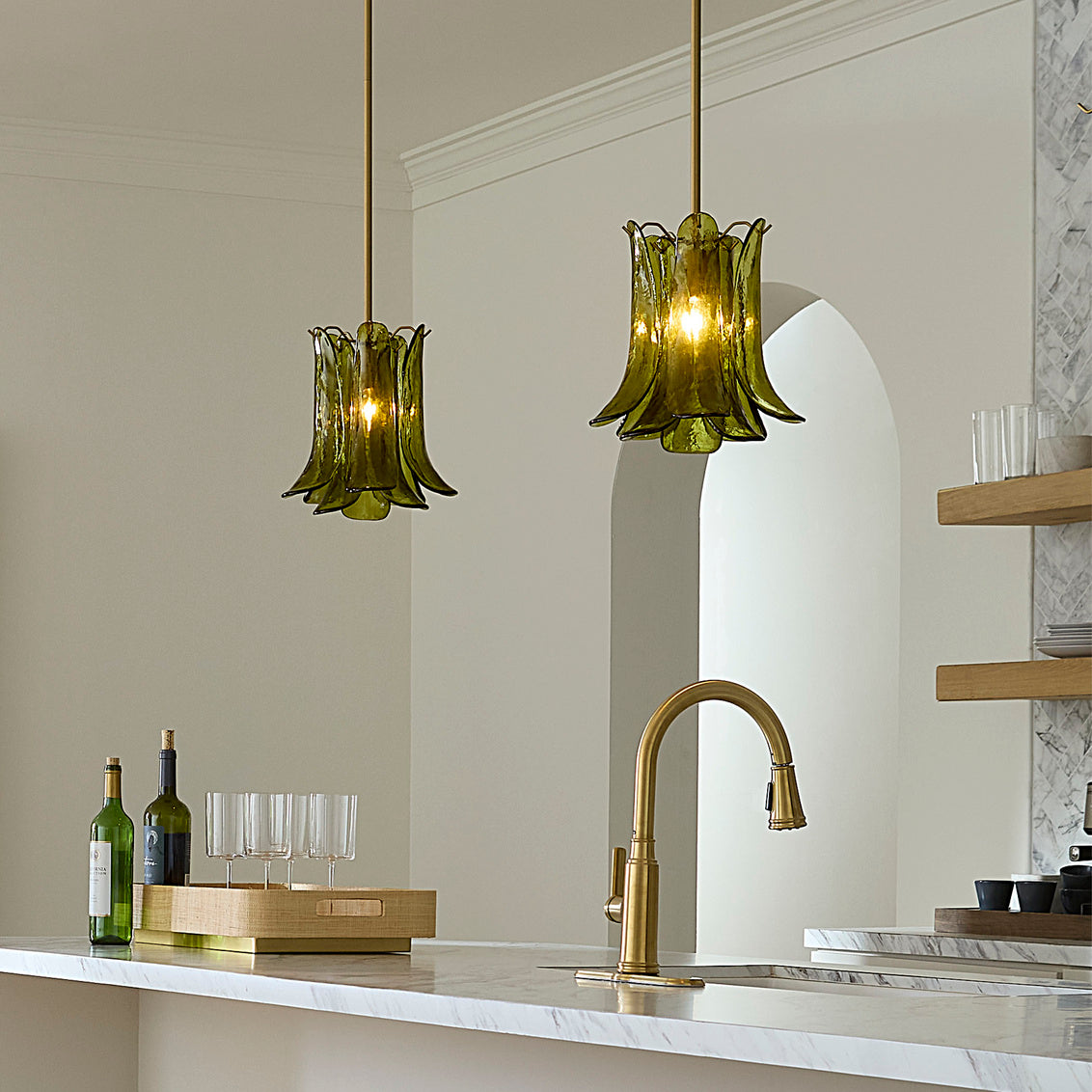 Cala Pendant - Green