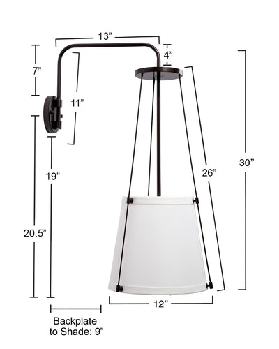 California Wall Sconce - Bronze