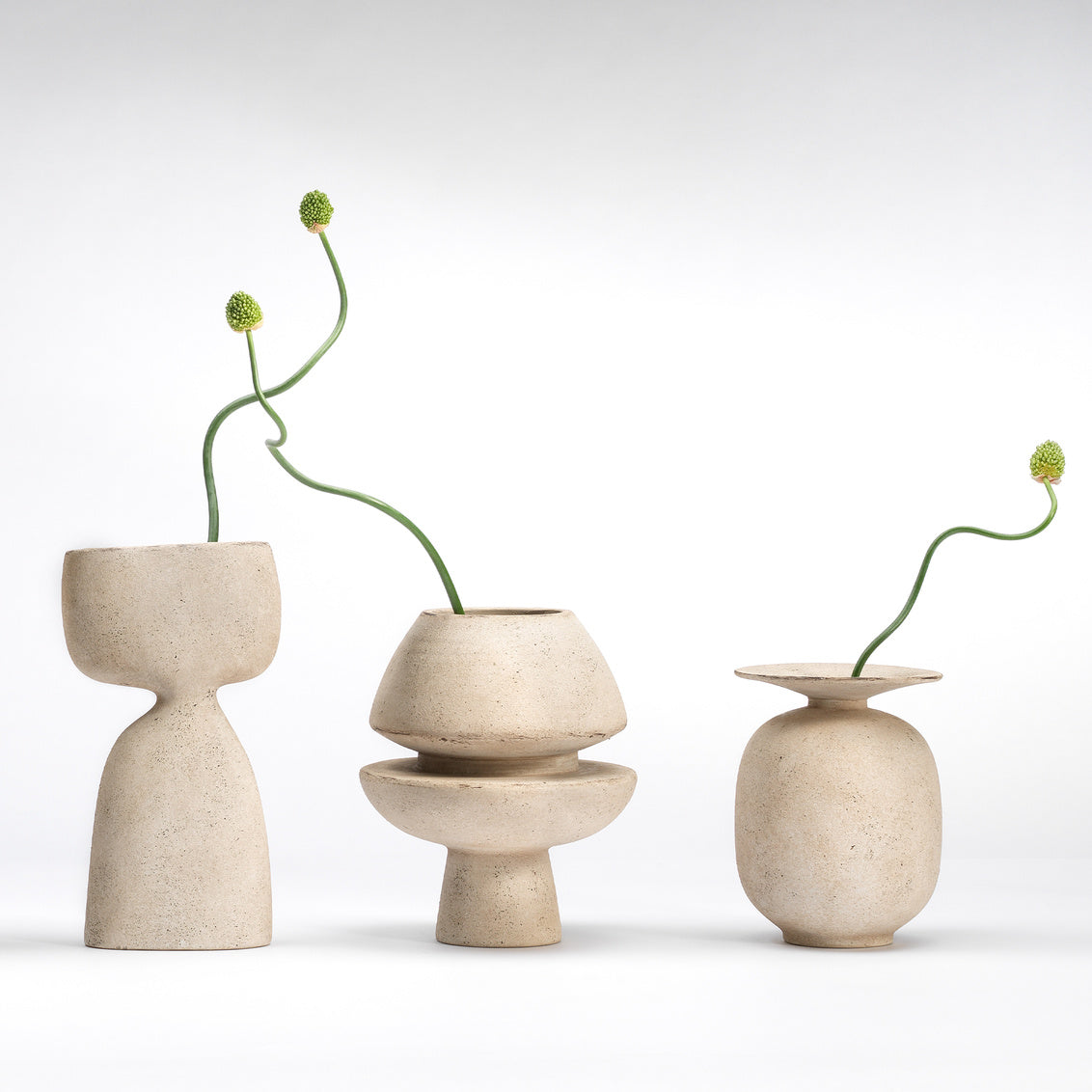 Bali Organic Style Ceramic Vase