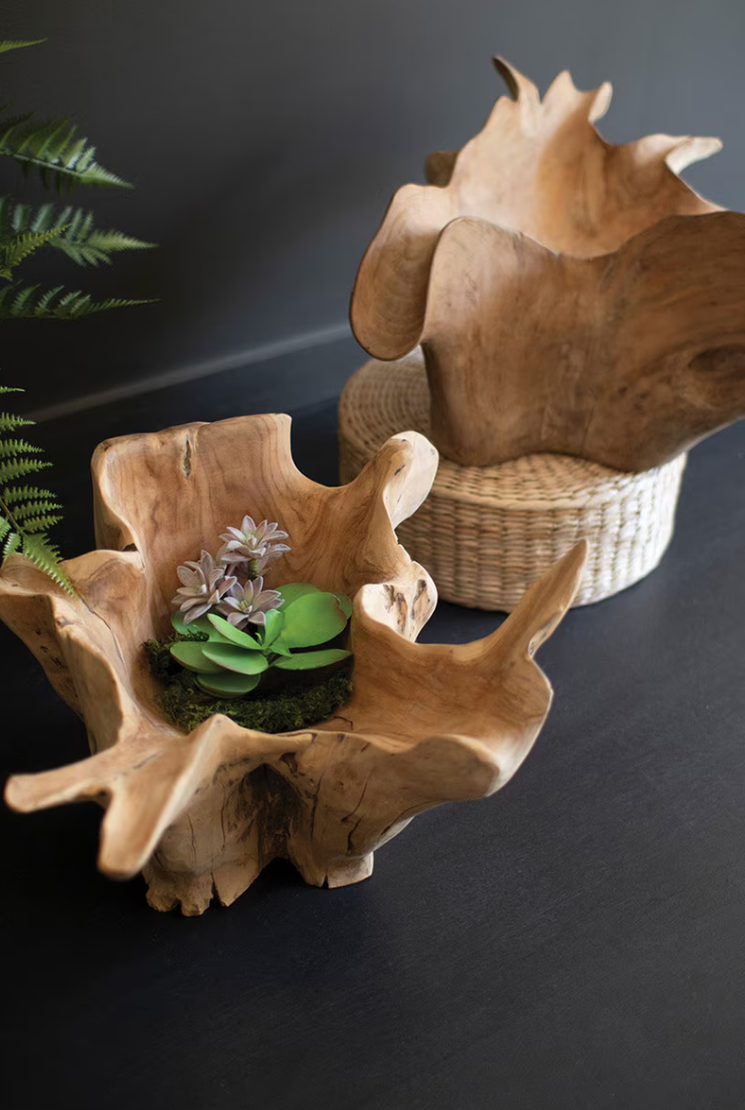 Teak Root Bowl - Large