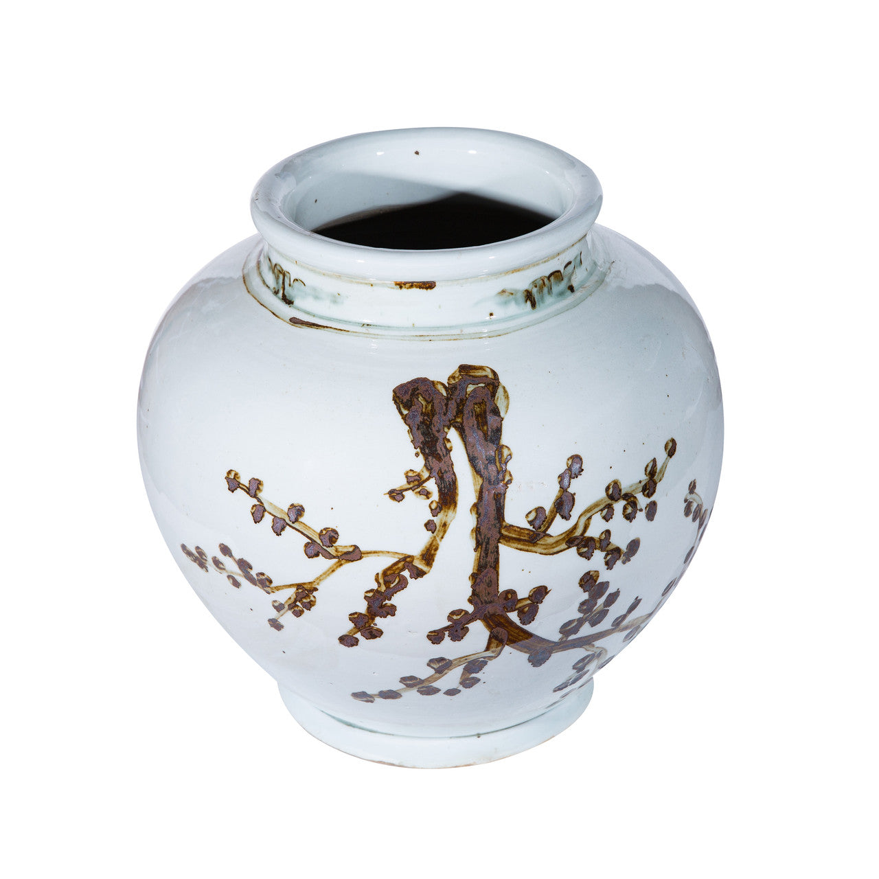 Rusty Brown Weeping Plum Jar