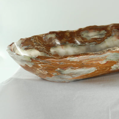 Sienna Onyx Canoe Bowls available