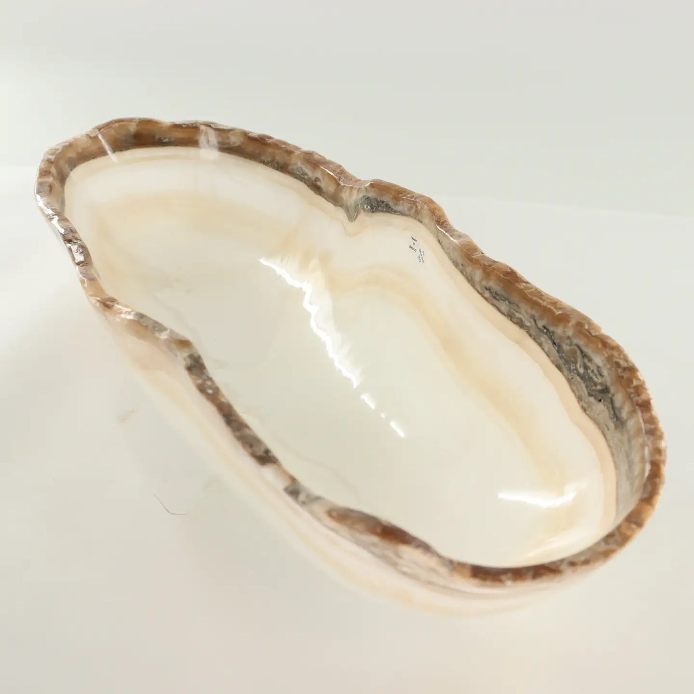 Sienna Trim Onyx Canoe Bowl