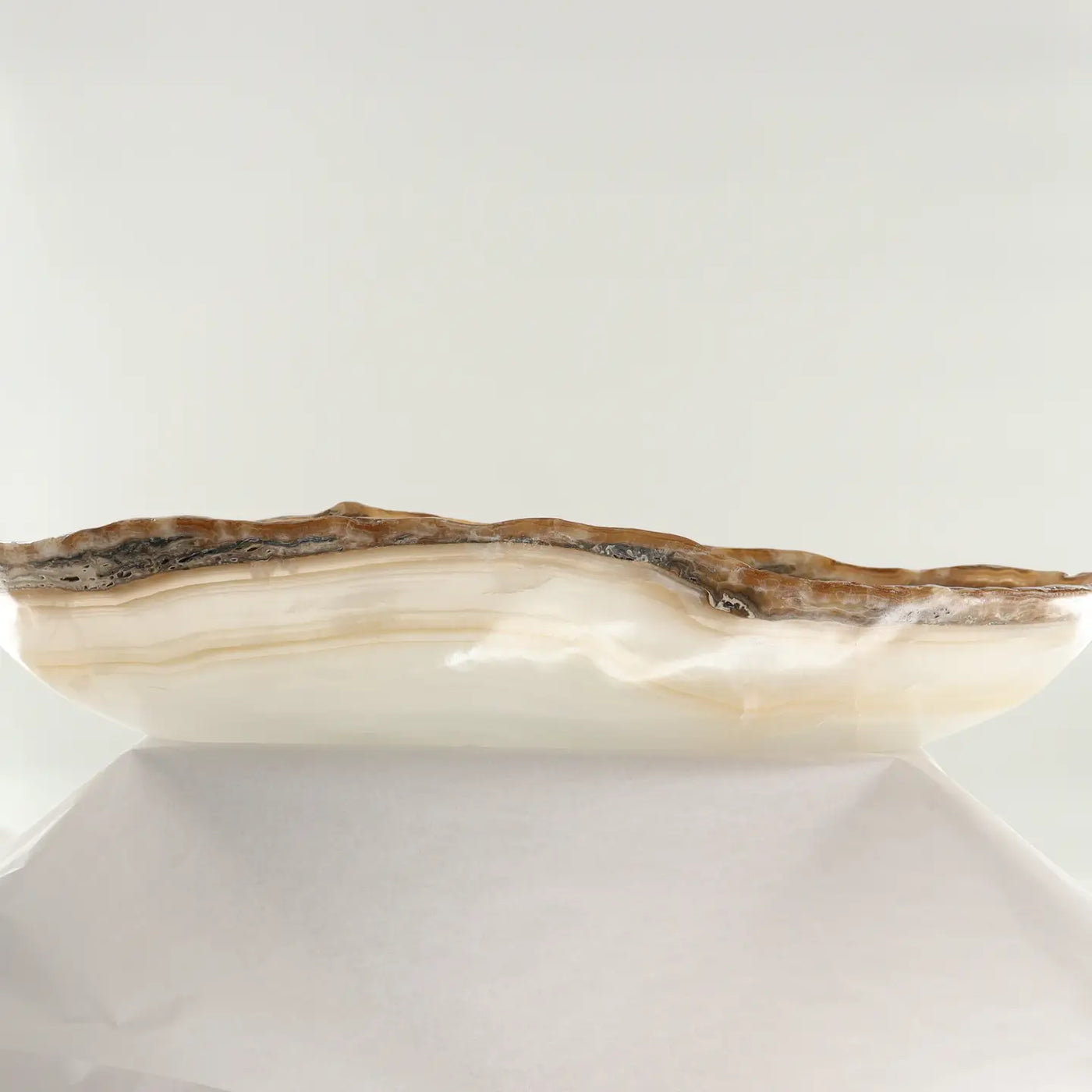 Sienna Trim Onyx Canoe Bowl