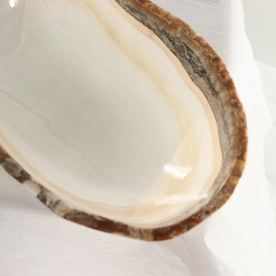 Sienna Trim Onyx Canoe Bowl