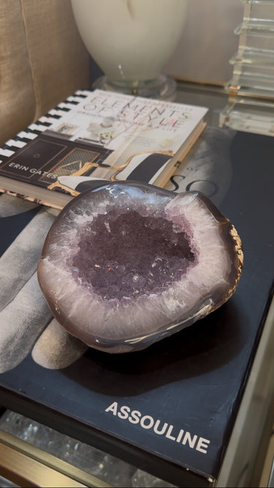 Amethyst Crystal Agate