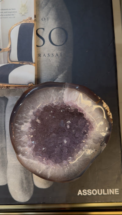 Amethyst Crystal Agate