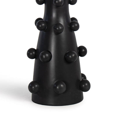 Pom Pom Ceramic Table Lamp (Black)