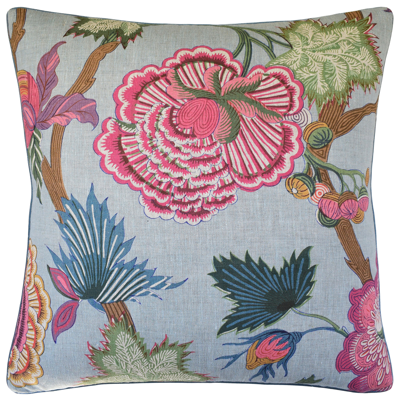 Botanical Pillow - Rasberry