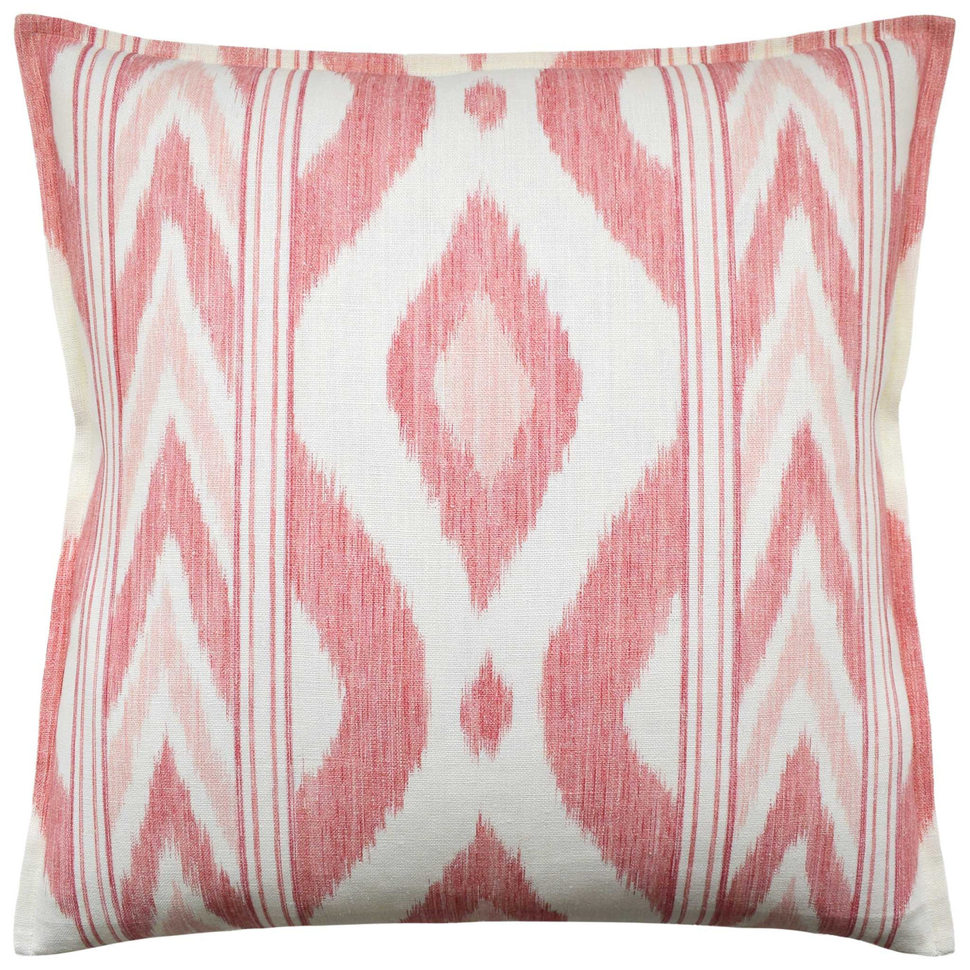 Vernon Ikat Pillow - Vermillion