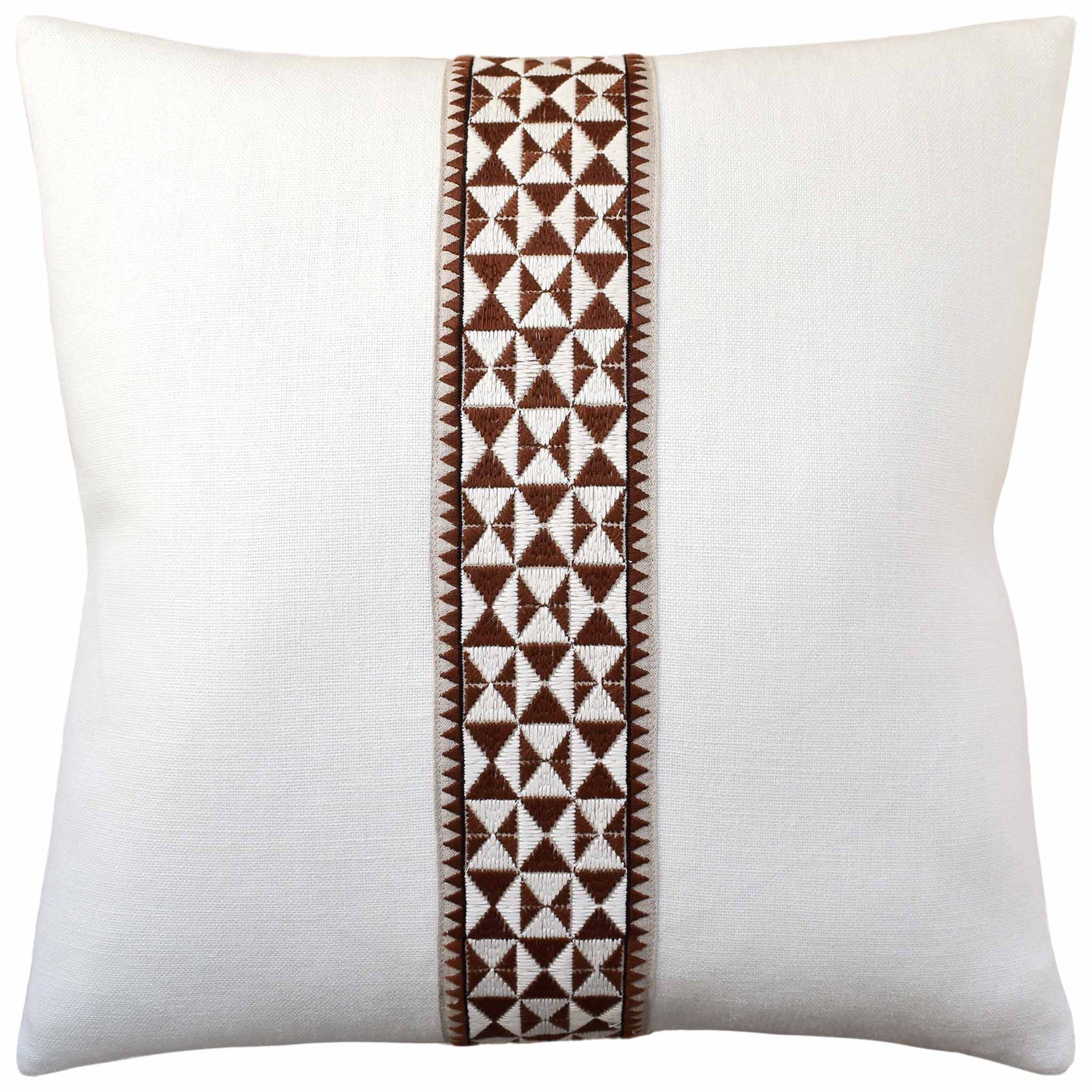 Zucca Slubby Pillow - Brown