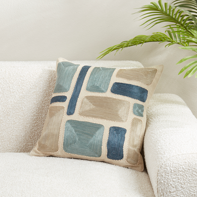 Oceans Color Block Pillow