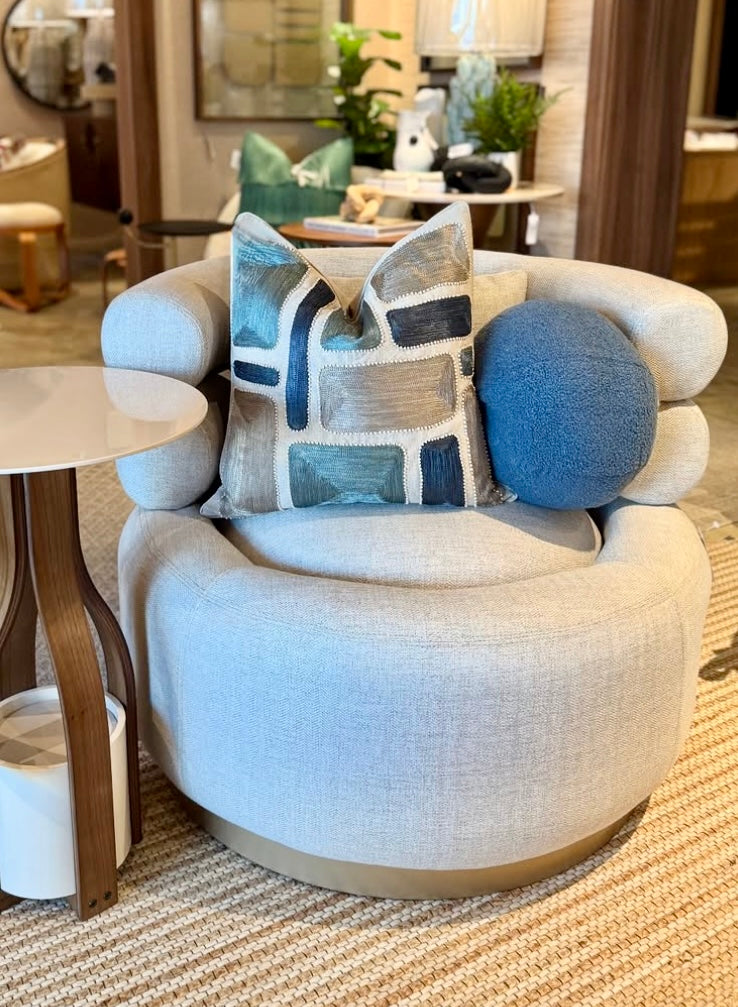 Oceans Color Block Pillow