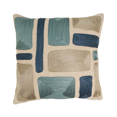 Oceans Color Block Pillow