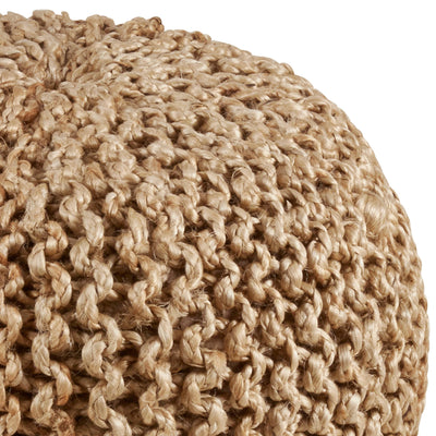 Jute Pouf