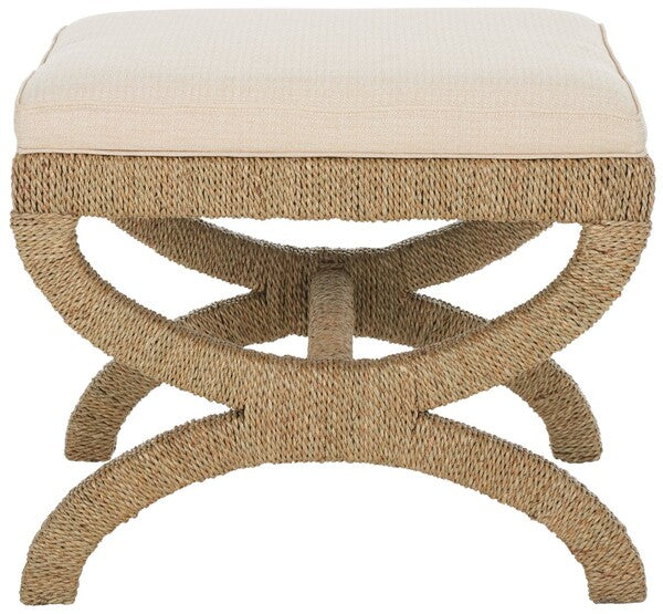 Audrey Sea Grass Ottoman