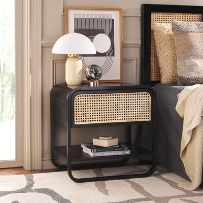 Yamila Nightstand - Black