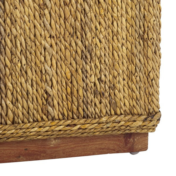 Daya Woven Abaca Ottoman