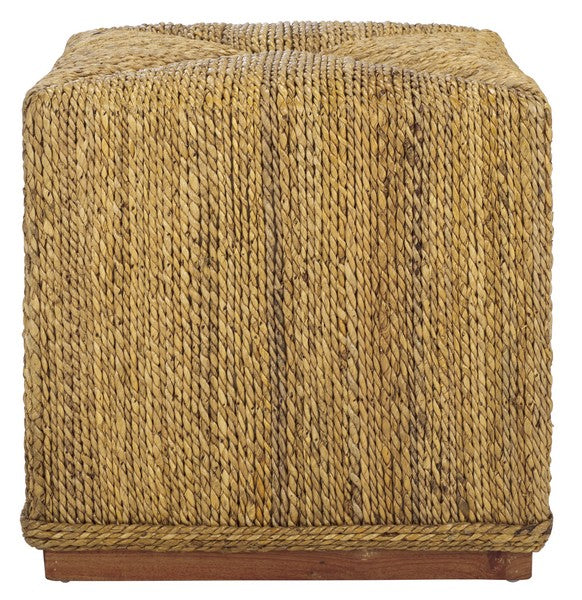 Daya Woven Abaca Ottoman