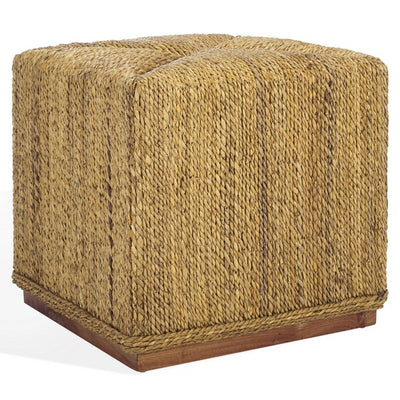 Daya Woven Abaca Ottoman