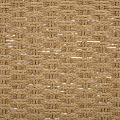 Dalilah Woven Counter Stool - Black/Natural