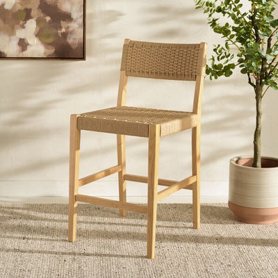 Dalilah Woven Counter Stool - Natural