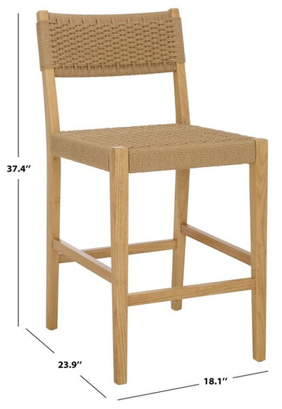 Dalilah Woven Counter Stool - Natural