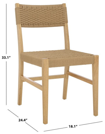 Dania Woven Dining Chair - Natural