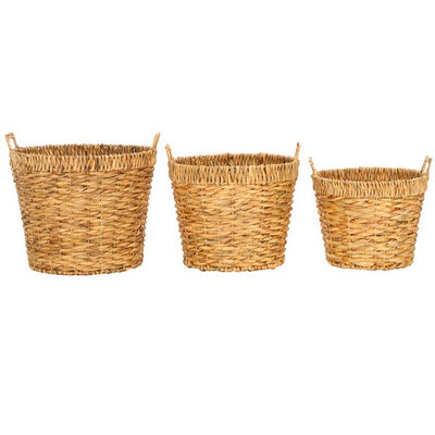 Fendy Waterhaycinth Baskets - Set of 3