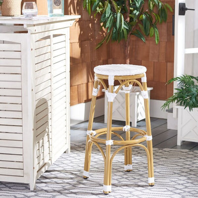Lily Bistro  Stool - White