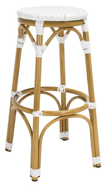 Lily Bistro  Stool - White